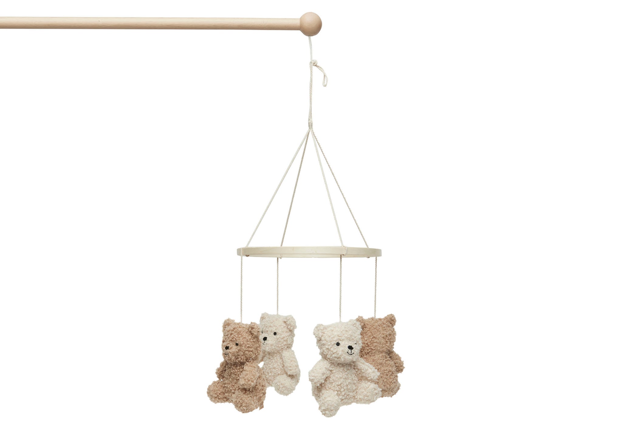 Baby mobiel Teddy Bear | Naturel/Biscuit