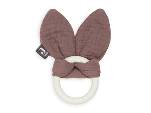 Bijtring bunny ears | Chestnut